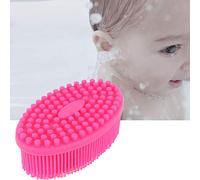 HUSHUI Spazzola da Bagnetto in Silicone Spazzola Morbida e Confortevole per L'allenamento della tattilità Sensoriale e la Cura del Cuoio Capelluto per Bambini 12 Cm X 7 Cm in Rosa Rossa o Blu (Rosa