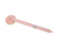 HUSHUI Spazzola da Bagno con Manico Lungo per un Facile Lavaggio della Schiena e Relax per Donne Uomini Bambini Realizzata in Plastica Resistente 36 X 9 Cm (Rosa)