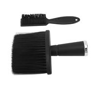 HUSHUI Spazzola per Capelli con Setole Morbide in Nylon, Impugnatura Ergonomica per Tagliare i Capelli e la Barba Nei Barbieri, 2 unità