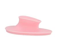 HUSHUI Spazzola per la Pulizia del Viso in Silicone, Detergente Viso Portatile per la Pulizia Profonda dei Punti Neri e la Rimozione del Trucco con Setole Morbide per il Massaggio, per (Rosa)