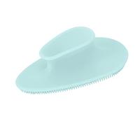 HUSHUI Spazzola per la Pulizia del Viso in Silicone, Detergente Viso Portatile per la Pulizia Profonda dei Punti Neri e la Rimozione del Trucco con Setole Morbide per il Massaggio, per (Azzurro)