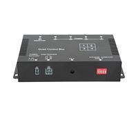 HUSHUI Splitter Video a 4 per di Telecamere di Backup AHD 1080P con Telecomando per Scuolabus, Camion e Rimorchi