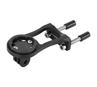 HUSHUI Staffa di Estensione per Computer da Bici, Base di Montaggio Durevole in Lega di Alluminio per Computer da Bici e Contachilometri, Leggera e Resistente, Adatta per, Bryton, Nera