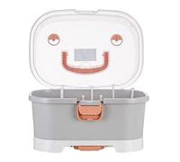 HUSHUI Stendino per Biberon con Coperchio, Scatola Porta Biberon Stendino per Biberon con Copertura Antipolvere Stendibiancheria Organizzatore per Biberon per Neonato