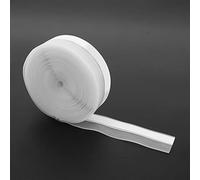 HUSHUI Striscia Sigillante Autoadesiva Trasparente per Isolamento Acustico e Prevenzione della Polvere Rotolo da 5 M Ideale per Porte e Finestre Realizzata in Resistente Gomma Siliconica (25 mm)
