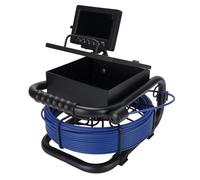 HUSHUI Strumento di Ispezione Avanzato per Telecamera per Fognature con Display da 4,3" per la Manutenzione di Impianti Idraulici e di Scarico Scheda di Memoria da 32 GB (50m)