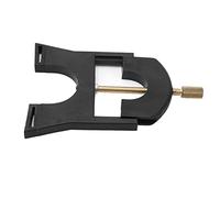 HUSHUI Strumento di Sostituzione del Ponte di Corde per Violoncello 1/4-4/, Regolabile e Durevole, Solleva in Modo Sicuro le Corde per la Manutenzione del Violoncello, Plastica Nera, 1 Pezzo