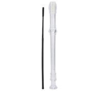 HUSHUI Strumento Musicale Durevole per Clarinetto a 8 Fori con Chiave G per Bambini, Materiale ABS per la Prima Educazione (Trasparente)