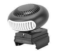 HUSHUI Stufetta Elettrica Portatile da 200 W Compatta e Alimentata a Batteria per Campeggio e Auto ABS Resistente
