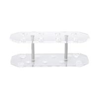 HUSHUI Supporto da Tavolo Moderno per Espositore per Freccette in Acrilico per Sala Giochi, Ufficio, 8 Organizer per Freccette (Trasparente)