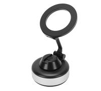 HUSHUI Supporto Magnetico per Telefono per Auto, Supporto per Telefono in Lega di Alluminio con Aspirazione a Vuoto da 5 Kg per Auto con Magnetico in Metallo (Argento)