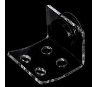 HUSHUI Supporto per Staffa per Rack per Coralli per Acquario Crescita Sana di Frammenti e Bottoni di Corallo, Design Acrilico Regolabile a 4 Fori (4 Sezione)