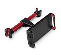 HUSHUI Supporto per Tablet per Poggiatesta per Auto, Staffa per Telefono Girevole a 360° Regolabile per L'uso Sul Sedile Posteriore - Nera (Rossa)