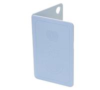 HUSHUI Tagliere in Plastica Portatile Pieghevole, Comodo per Picnic All'aperto, Campeggio, da Appendere Alla Parete (Nordico Grigio Blu 20x12,5x0,8 cm)