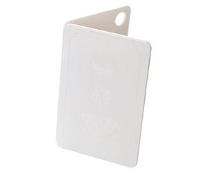 HUSHUI Tagliere in Plastica Portatile Pieghevole, Comodo per Picnic All'aperto, Campeggio, da Appendere Alla Parete (Riso Nordico Bianco 20x12,5x0,8cm)