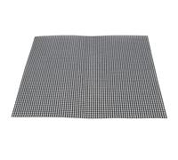 HUSHUI Tappetino per Barbecue Antiaderente di Grado Alimentare, Tappetino a Maglia Resistente al Calore, Adatto a Gas, Carbone, Forno o Macchina per Fumare (Nero 33 * 40 cm)