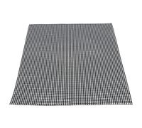 HUSHUI Tappetino per Barbecue Antiaderente di Grado Alimentare, Tappetino a Maglia Resistente al Calore, Adatto a Gas, Carbone, Forno o Macchina per Fumare (Nero 36 * 42cm)
