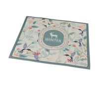 HUSHUI Tappetino per Macchina da caffè Durevole Antiscivolo Impermeabile per Piani Finta Pelle 17,5 X 11 Pollici 1 Confezione (40 * 50 cm)