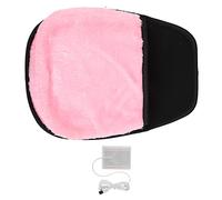 HUSHUI Tappetino per Mouse Riscaldato Tramite USB, Comodo Tappetino per Mouse Riscaldante per la Stagione Fredda, Materiale Morbido in Peluche, Adatto per L'uso in Ufficio, Dimensioni 29x22 Cm (Rosa)