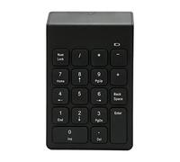 HUSHUI Tastierino Numerico Wireless 2.4G Design Compatto, Silenzioso e Leggero per Contabili Bancari, Tastierino Numerico a 18 Tasti Realizzato in ABS Resistente