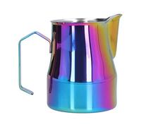 HUSHUI Tazza per Schiumare il Latte in Acciaio Inossidabile Resistente e Facile da Versare per la Domestica Acciaio Inossidabile 304 da 8,6 Once (#2)
