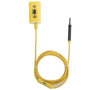 HUSHUI Telecamera per Ispezione Endoscopio WIFI Impermeabile HD da 8 Mm con Risoluzione 1200P per Uso Domestico IOS/Giallo (O)