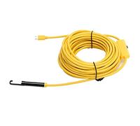 HUSHUI Telecamera per Ispezione Endoscopio WIFI Impermeabile HD da 8 Mm con Risoluzione 1200P per Uso Domestico IOS/Giallo (10 m/32,8 piedi)