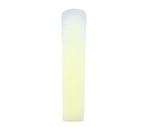HUSHUI Tenor SAX REEDS 2.5, canne in resina per principianti professionisti, 5 pezzi con scatola di plastica, meno meteorizzazione, design della guardia, adatto per la pratica, (giallo)