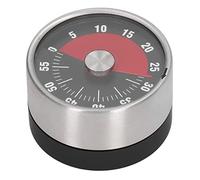 HUSHUI Timer Magnetico Magnete Design Acciaio Inossidabile Avviso 70db Timer Visivo Ad Alta Precisione per la Gestione della Cottura in (Nero)