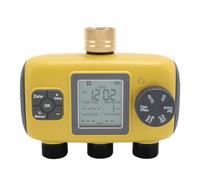 HUSHUI Timer per Irrigazione per Giardino Esterno, Timer Programmabile per Tubo Flessibile con Display Digitale, di Irrigazione Intelligente per Rubinetti da 3/4-1/2 Pollici, Funzionamento Intuitivo