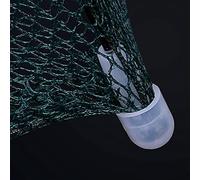 HUSHUI Trappola per Esche da Pesca Trappola a Rete Automatica Durevole per Gamberetti per la Pesca del Granchio Acciaio Inossidabile Nylon 405 G (12 buche)