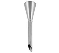 HUSHUI Ugelli a Soffio Acciaio Inossidabile Durevole Facile da Pulire per Decorare Torte Strumento Essenziale per Cuocere Al Forno Argento 3x0,7 Pollici