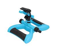 HUSHUI Ugello per Irrigazione in Plastica Irrigatore per Irrigazione Rotante Automatico per del Prato da Giardino Distanza Regolabile a 360° 1 unità (Blu)