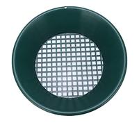 HUSHUI Vaschetta per Oro da 350 Mm, Strumento per Il Lavaggio Manuale Dell'oro in Plastica ABS con Design a Griglia Inferiore per L'estrazione Mineraria in Montagne, Fiumi e Torrenti