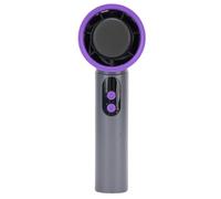 HUSHUI Ventola Portatile per Imbarcazione di Ghiaccio con Radiatore a Basso Rumore Ricaricabile Portatile (Viola grigio)