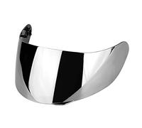 HUSHUI Visiera per Casco con Precisione, Protezione UV Resistente e Antiappannamento per Motociclisti, Realizzata in Materiale PC Adatto per AGV K1 K3 SV K5 (Rivestito in argento)