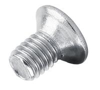 HUSHUI Viti in Acciaio Inossidabile a Testa Piatta M3 a Testa Svasata 100 Pezzi per Macchine da Ufficio per Elettrodomestici Argento 304 (donatore)