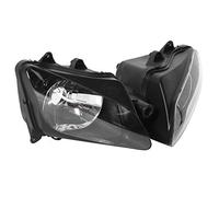 HUSHUI YZF R1 Lente per Faro Robusta e Trasparente di Ricambio per Moto D'epoca 2000-2001 in Plastica 1 Pezzo