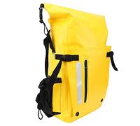 HUSHUI Zaino da Sub Impermeabile da 30 Litri Borsa da Snorkeling Durevole per Nuotare Tracciando il Fiume Alla Deriva Giallo (Giallo)
