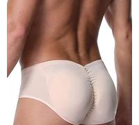HUSILKY Intimo Hip-up da Uomo,Imbottito da Boxer Slip da Uomo con Imbottitura sui Fianchi Che Migliora i Glutei(Skin Color,XL)