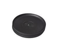 HUSKEE Piatto Universale di Buccia di caffè -per tazzina HuskeeCup x 4 (Colore Carbone)