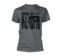 HUSKER DU - LAND SPEED RECORD (CHARCOAL) GREY T-Shirt Small