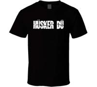 Husker Du Punk Rock Retro Logo Cool Music T Shirt