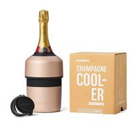 Huski Raffreddatore per champagne, design senza ghiaccio con tappo rimovibile per bottiglie, mantiene il vino freddo fino a 6 ore, si adatta alla maggior parte delle bottiglie di champagne, prosecco e