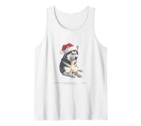 Husky Cane di Natale Vintage Canotta