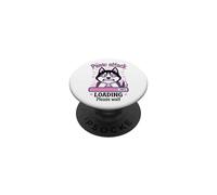 Husky Cane Divertente Attacco Panico Loading Kawaii PopSockets PopGrip Adesivo
