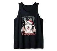 Husky Christmas Siberian Husky Dog Owner Holiday Xmas Canotta