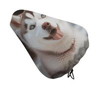 Husky - Coprisedile per bicicletta per cani, imbottito, extra largo, per donne e uomini, comodo, impermeabile, con coulisse, adatto per strada, montagna, esercizio, spin