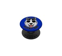 Husky Dad, cane divertente, padre PopSockets PopGrip Adesivo