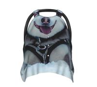 Husky Dog Snow Baby Car Seat Cover Morbida Baby Nursing Cover Baby Baby Car Seat Copertura Passeggino per Ragazze e Ragazzi